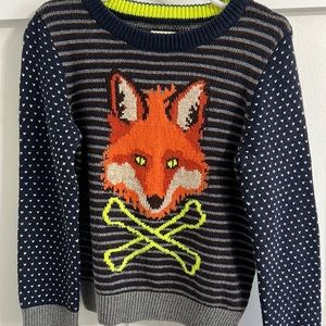 Mini Boden fox sweater